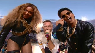 Beyonce, Bruno Mars Jolt Coldplay’s Super Bowl Halftime Show (Video)