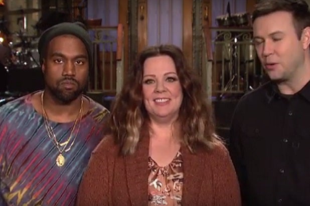 kanye west melissa mccarthy snl