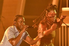 Grammys: Kendrick Lamar Invokes Politics, History in Powerful Performance