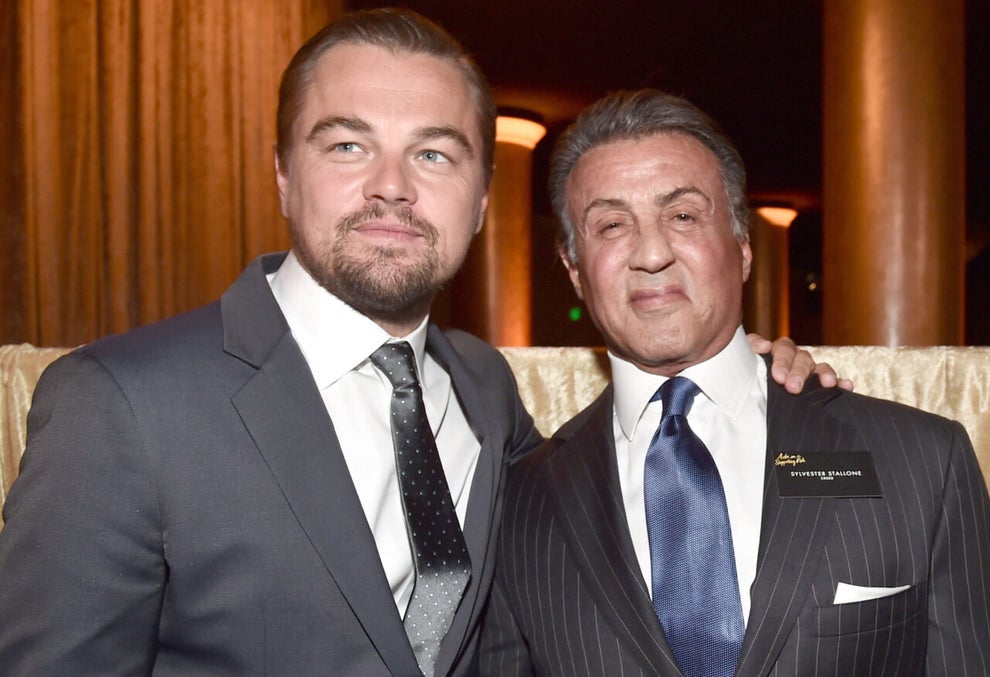 Leonardo DiCaprio Sylvester Stallone Academy Awards Luncheon Oscars