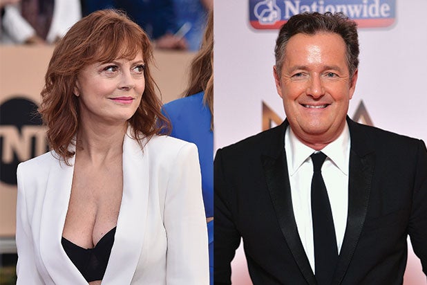 Susan Sarandon, Piers Morgan Twitter feud
