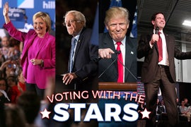 Voting With the Stars: Your Guide to Celebrity Presidential Endorsements (List)