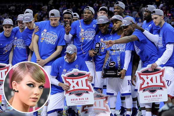 Kansas Jayhawks and Taylor Swift