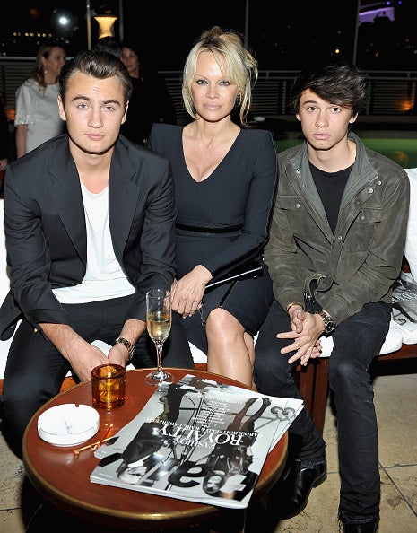 Pamela Anderson and Sons