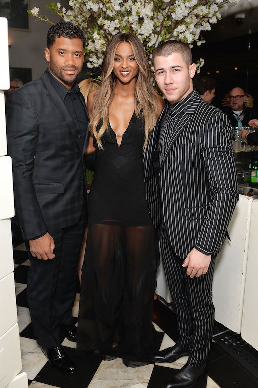 Russell Wilson, Ciara, Nick Jonas