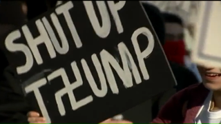 What You Didn’t See During GOP Town Hall: The Anti-Trump Mob Outside (Video)
