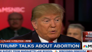Donald Trump Says Abortion Should Carry ‘Some Form of Punishment’ for Women (Video)