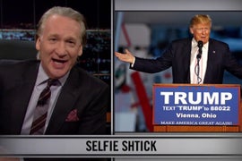 Watch Bill Maher Call Donald Trump a Kid Kicking Your Seat on an Airplane (Video)