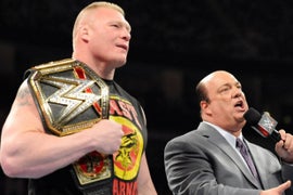 ‘WWE Great Balls of Fire’: Watch Samoa Joe Slam Brock Lesnar Through a Table (Video)