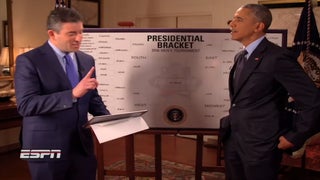 President Obama Makes NCAA Tournament Men’s Bracket Picks (Video)