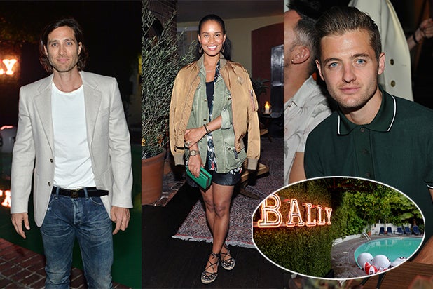 Brad Falchuk, Joy Bryant Robbie Rogers Bally Dinner Brad Falchuk, Joy Bryant Robbie Rogers Bally Dinner
