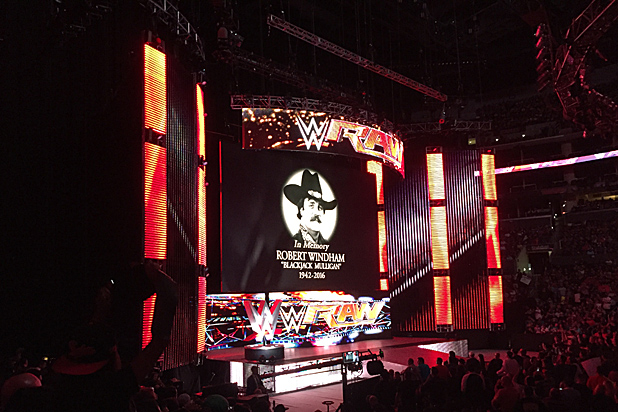Blackjack Mulligan Tribute at WWE Monday Night Raw