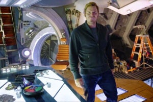 Chris Pratt Gives GOTG tour