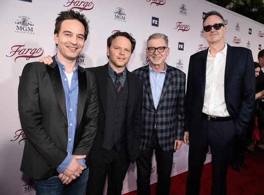 LOS ANGELES - APRIL 28: From left to right, Composer Jeff Russo; Executive Producer/Showrunner/Writer, <a href=