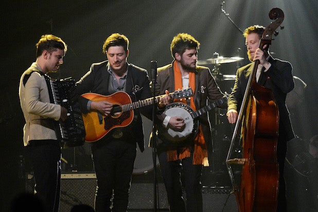 Mumford & Sons performs onstage Mumford & Sons performs onstage