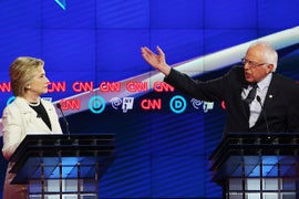 Hillary Clinton, Bernie Sanders Clash Over Israel in Brooklyn’s Democratic Debate