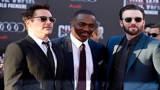 Chris Evans, Robert Downey Jr, Anthony Mackie Invade Hollywood for ‘Captain America: Civil War’ Premiere (Photos)