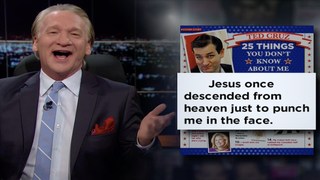 Bill Maher Spoofs Ted Cruz as a Vampire Snake Named F—face (Video)