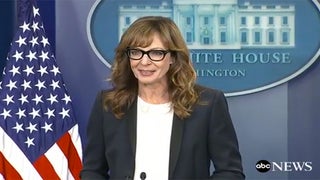 Allison Janney Reprises ‘West Wing’ Character for White House Press Briefing (Video)