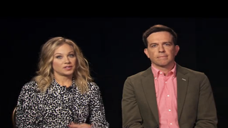 Watch Ed Helms, Christina Applegate Thank Fans for Still Going to Movie Theaters (Videos)