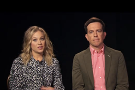 Watch Ed Helms, Christina Applegate Thank Fans for Still Going to Movie Theaters (Videos)