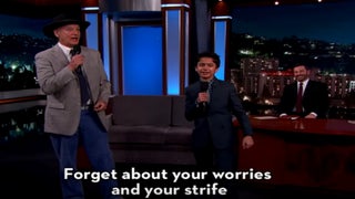 Bill Murray Sings ‘Bare Necessities’ With Young ‘Jungle Book’ Co-Star (Video)