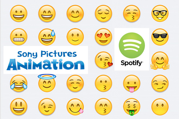 Sony'S Animated Emoji Movie Integrates Spotify, Major Smartphone Apps In  Plot (Exclusive)