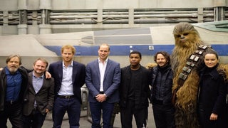 Princes William and Harry Tour ‘Star Wars VIII’ Set, Have an Epic Royal Lightsaber Duel