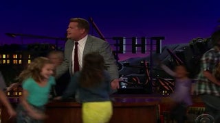 James Corden Proves Take Your Kid to Work Day Can Be a Disaster (Video)