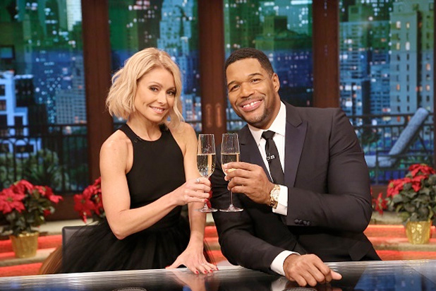 kelly ripa, michael strahan. 