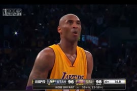 Watch Kobe Bryant Drop All 60 Points in Amazing Farewell Game (Video)