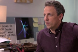 ‘Late Night’ Writers Hold ‘Baby Intervention’ for Boss Seth Meyers (Video)