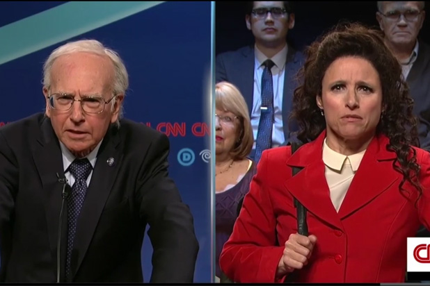 Julia Louis Dreyfus Anal Porn - Julia Louis-Dreyfus Brings Back Elaine Benes While Hosting 'SNL' (Video)