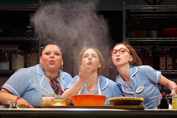 Keala Settle, Jessie Mueller and Kimiko Glenn in "Waitress"