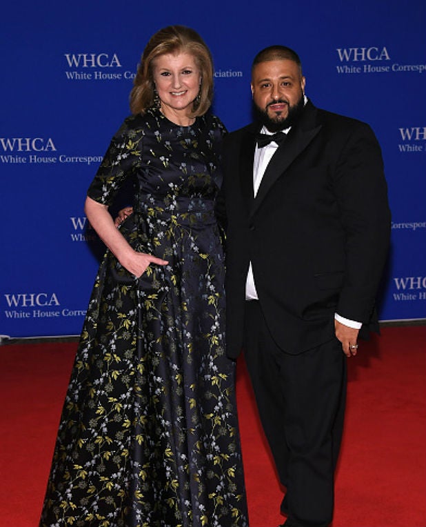 white house correspondents dinner arianna huffington dj khaled white house correspondents dinner arianna huffington dj khaled