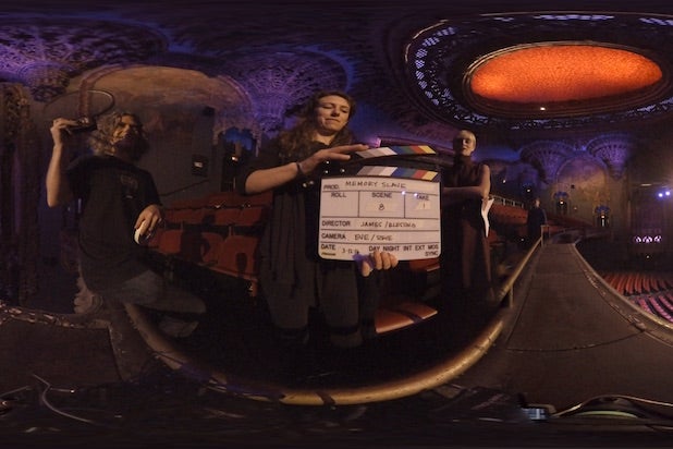 Wevr and Seed&Spark shot a test scene for "Memory Slave"