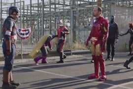 Tony Hale and Adam Pally Do Battle as ‘Captain America: Civil War’ Reenactors (Video)