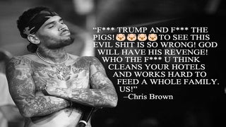 17 Donald Trump Haters in Hollywood, From Chris Brown to Louis CK (Photos)