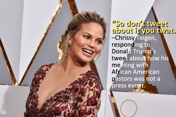 Trump Celebrities Chrissy Teigen Trump Celebrities Chrissy Teigen