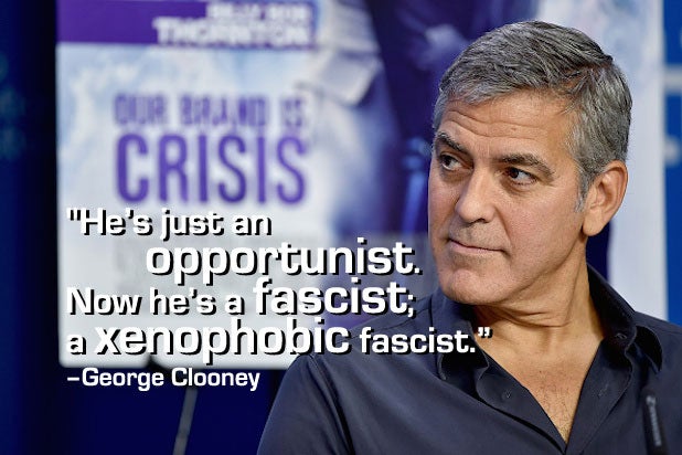 Trump Celebrities George Clooney Trump Celebrities George Clooney