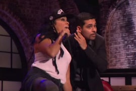 Gina Rodriguez Goes All Lil’ Wayne on Wilmer Valderrama During ‘Lip Sync Battle’ (Video)