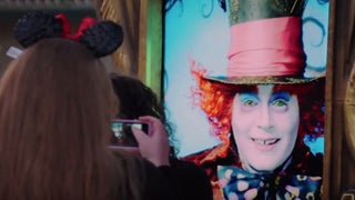 Johnny Depp Thrills Disneyland Guests With Mad Hatter Live Billboard Prank (Video)