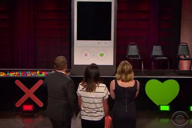 James Corden Live Tinder