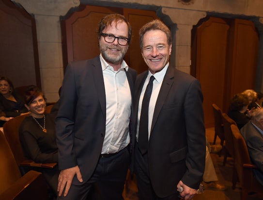 Rainn Wilson Bryan Cranston Rainn Wilson Bryan Cranston