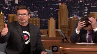 Iron Man Robert Downey Jr. Teaches Jimmy Fallon Art of Dramatic Acting (Video)