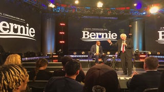 5 Takeaways From Bernie Sanders’ Hollywood Town Hall: From Chomping on Churros to Legalizing Pot (Photos)