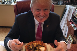 Trump Today: The Donald Defends His Taco Thursday Tweet (Video)