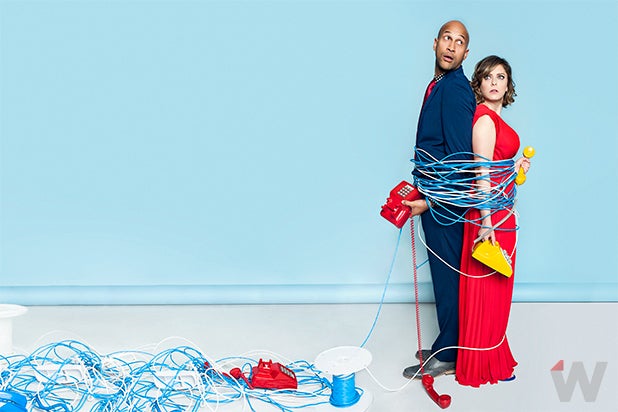 Keegan Michael Key and Rachel Bloom Keegan Michael Key and Rachel Bloom