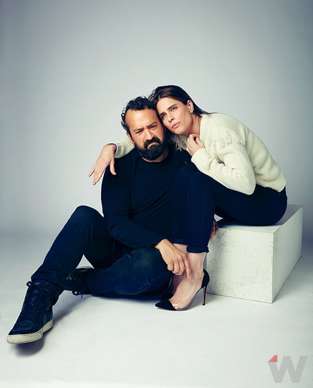 Steve Zissis and Amanda Peet Steve Zissis and Amanda Peet