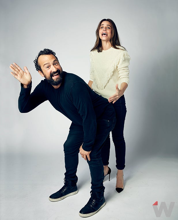 Steve Zissis and Amanda Peet Steve Zissis and Amanda Peet